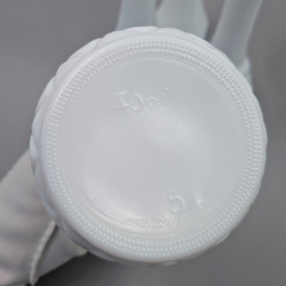 Sweet Collection of 6 Vintage Milk Glass Bud Vases |  Cottagecore Decor - Picture 8 of 13